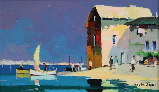Cecil Rochfort DOyly John (1906-1993) Les Martigues, near St Tropez 8.5 x 14.5in.